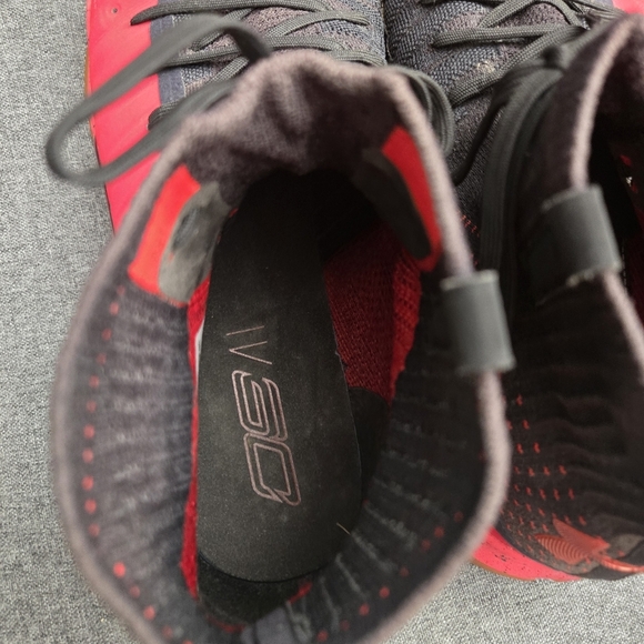 Under Armour Curry 4 Red Rogue Black Gum US Men’s Size 15  RARE 2018 - Picture 14 of 14